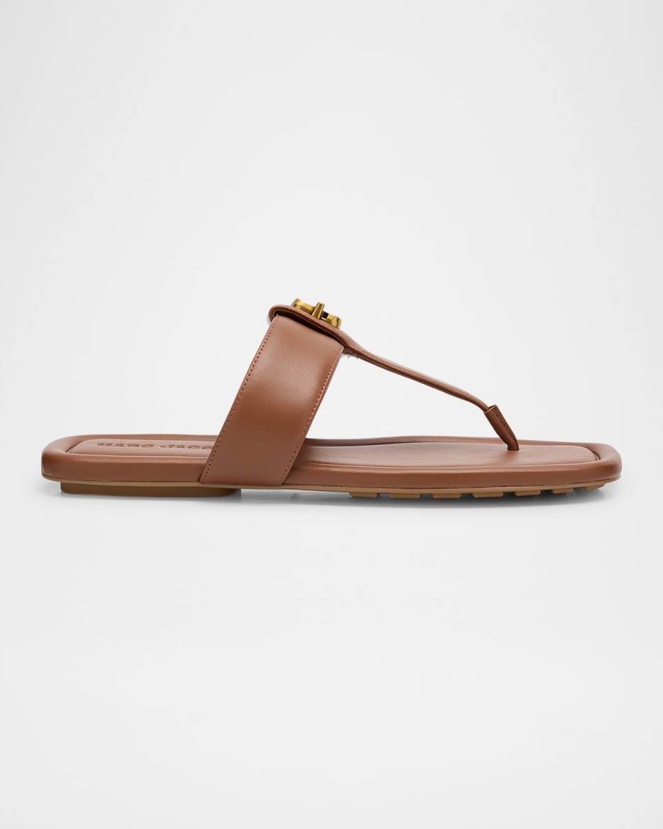 The Dual T Leather Sandals